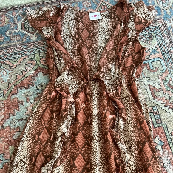 Snake Skin Printed Dress - Picture 5 of 5